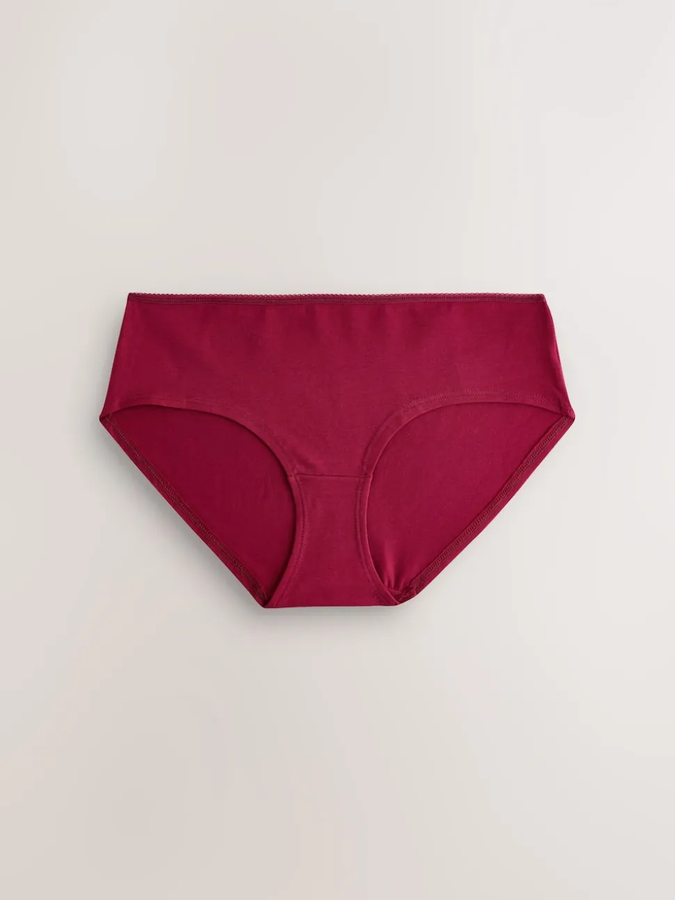 Bessenkleur/roze - Set van 7 slips met hoog katoengehalte
