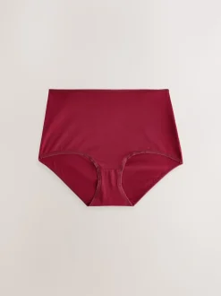 Bessenkleur/roze - Set van 7 slips met hoog katoengehalte