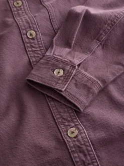 Bessenrood - Oversized denim overhemd