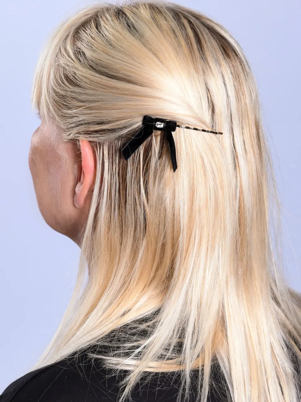 Bibi Bijoux 2 Pack Black Bow Hair Grips