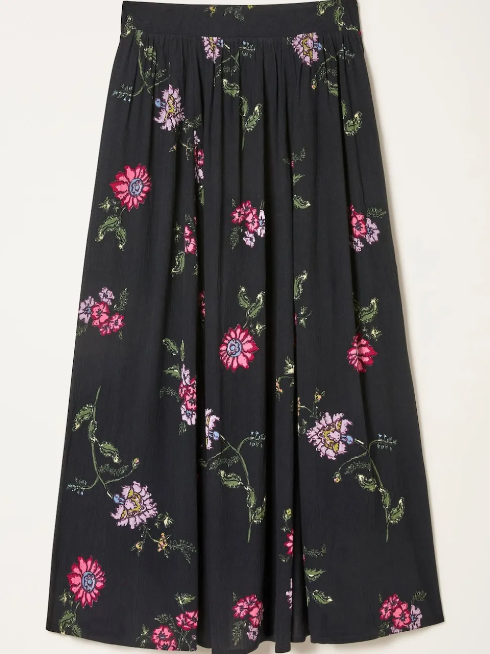 Black Spring Floral - FatFace midirok