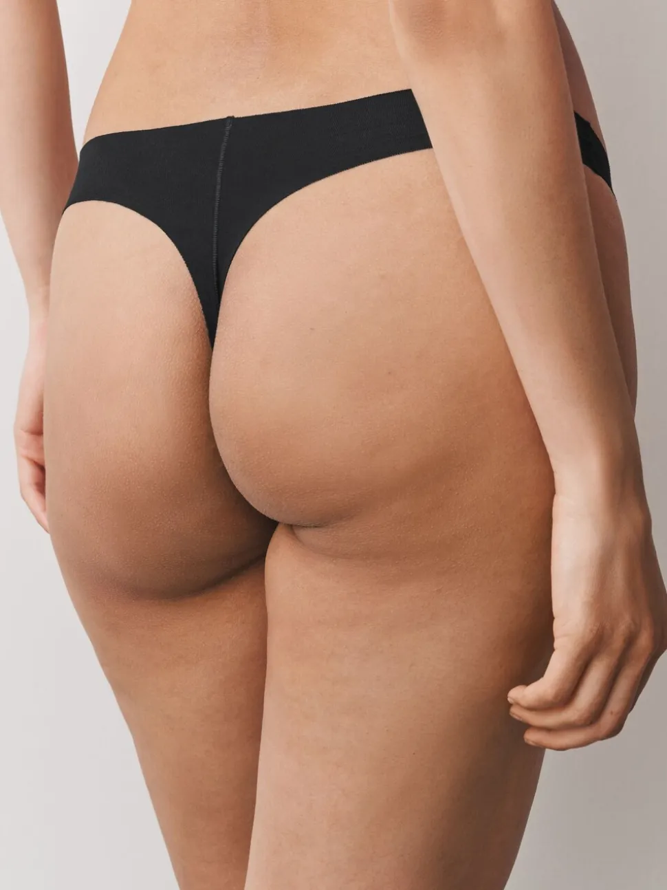 Black/Cream/Pink - Cotton Blend No VPL Knickers 7 Pack