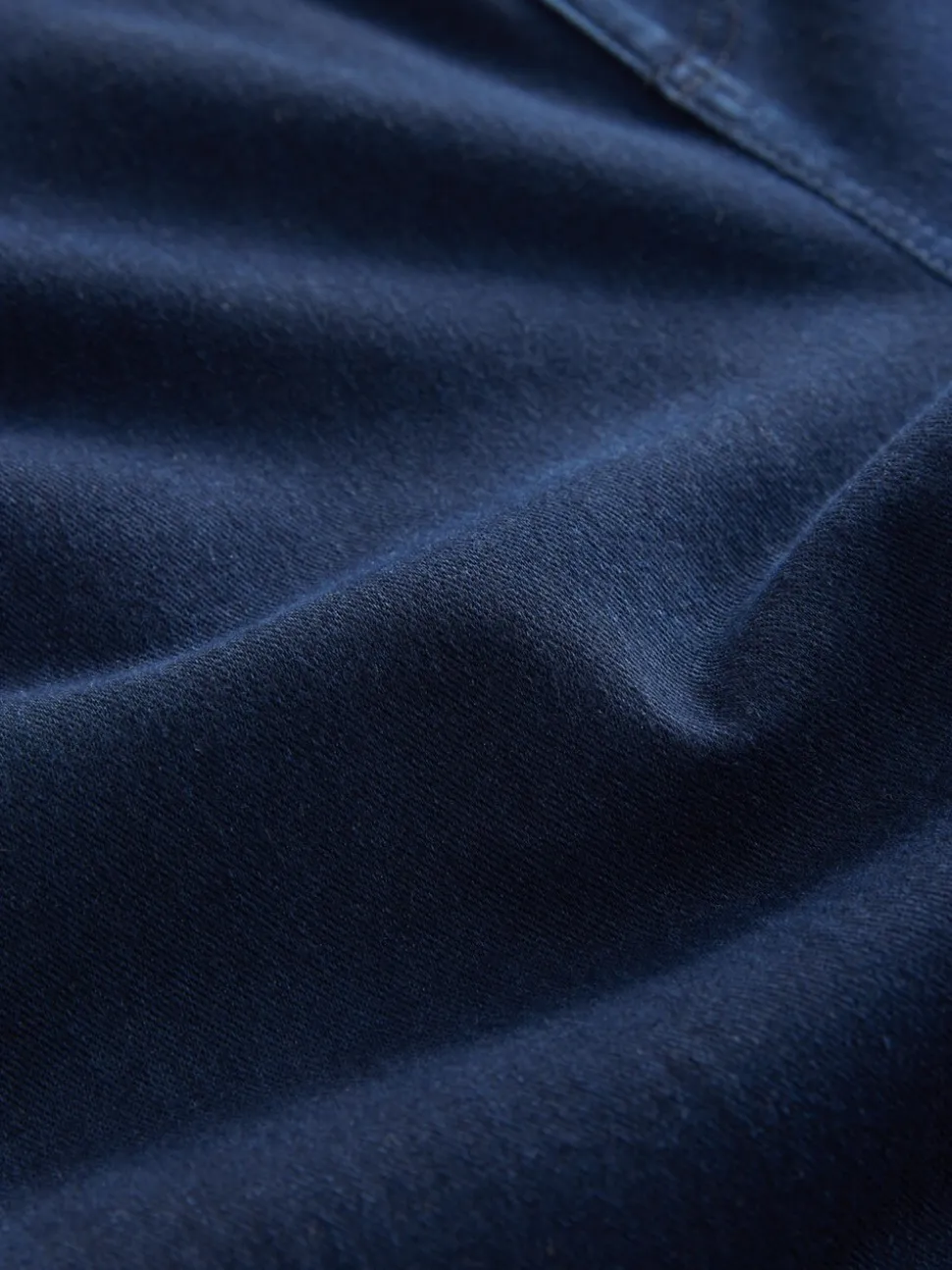 Black/Rinse Blue - Jersey denim broek met wijde pijpen 2 set