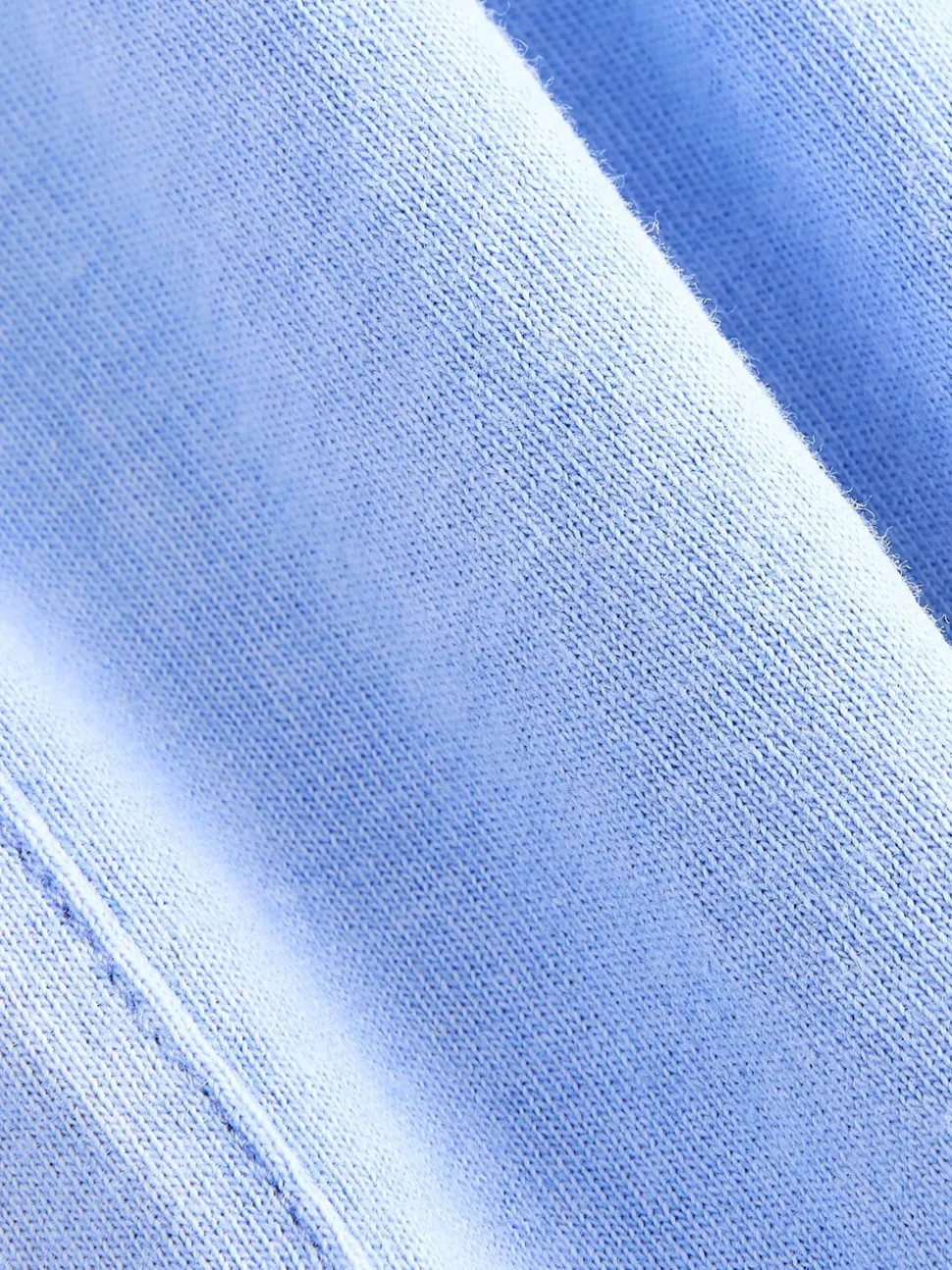 Blauw - 100% katoenen zomer midi overhemdjurk