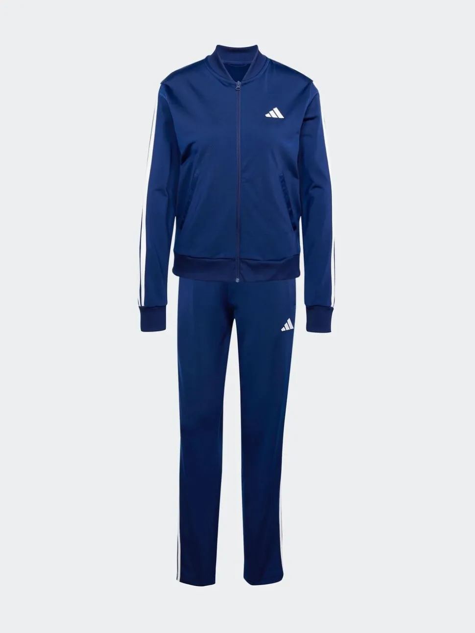 Blauw - adidas Essentials trainingspak met 3 strepen