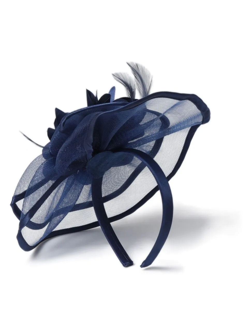 Blauw - Aela Blush Pink Large Fascinator