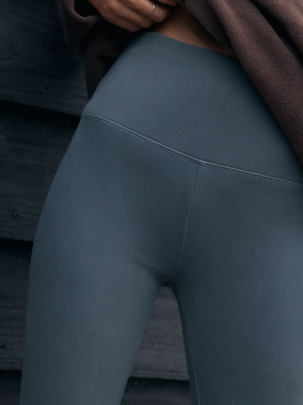 Blauw - Behaaglijke fleece legging