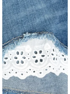 Blauw - Denim short