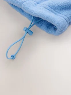 Blauw - Half Zip Fleece with Colourblock Panels