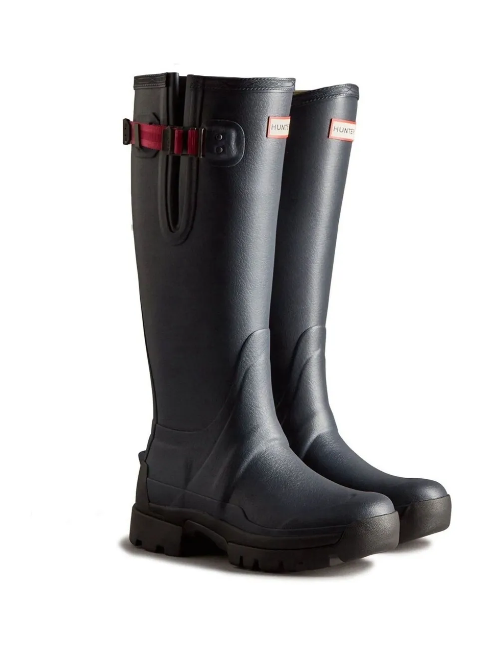 Blauw - Hunter Adjustable Tall Wellington Boots