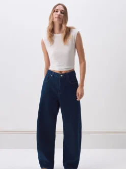 Blauw - Hush Bree Barrel Leg Jeans