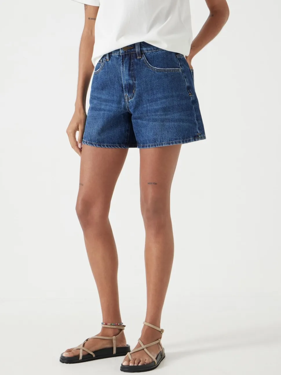 Blauw - Hush Essential Denim Shorts