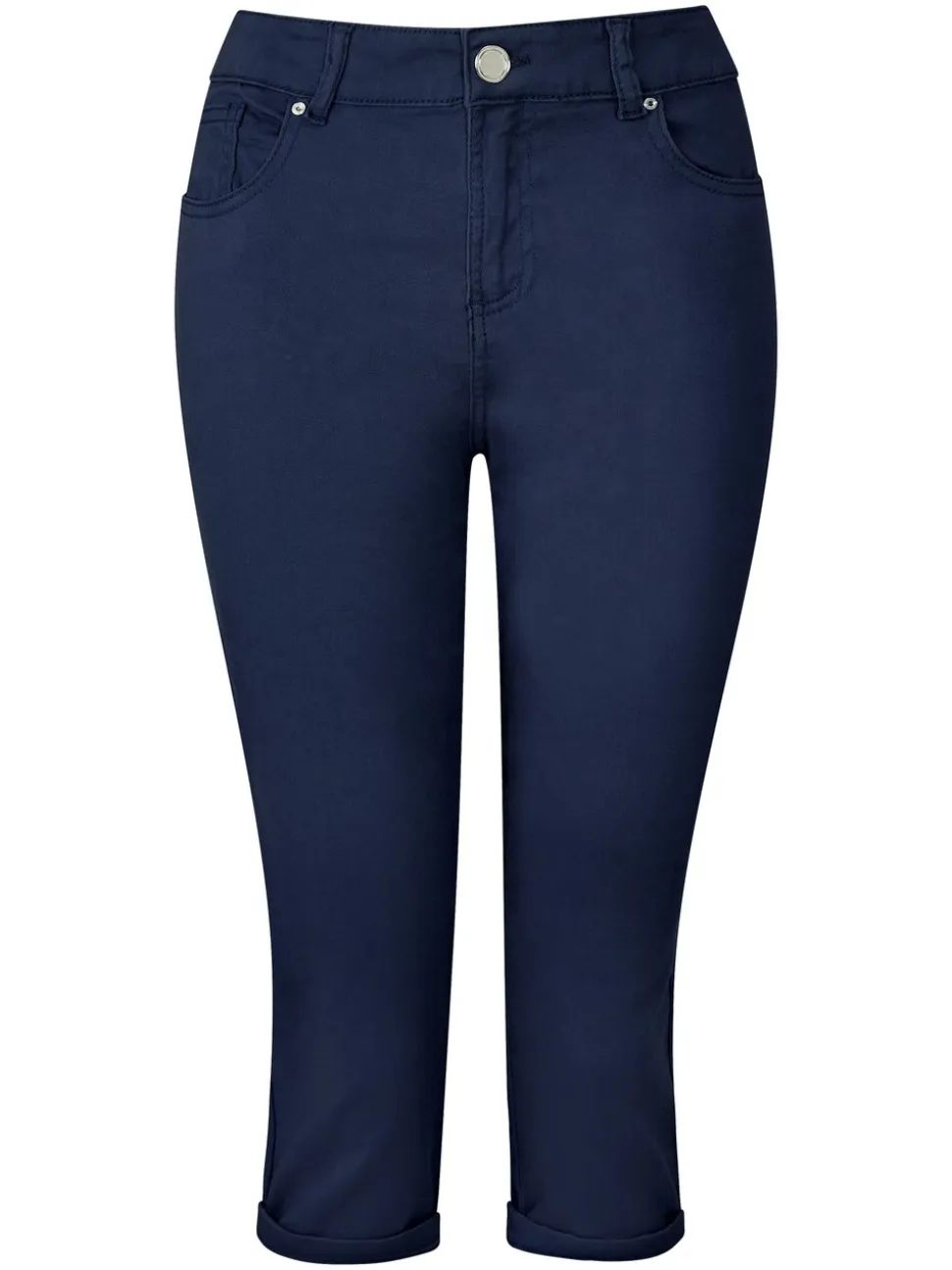 Blauw - Joe Browns Essentials capri met stretch