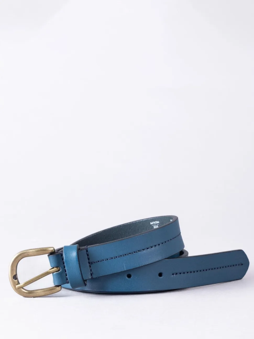 Blauw - Lakeland Leather - Kendal - Leren riem