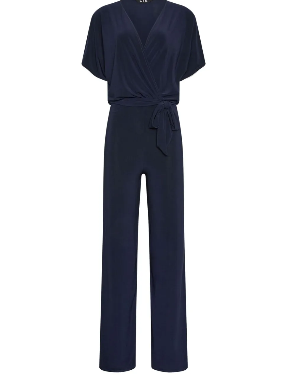 Blauw - Long Tall Sally jumpsuit met V-hals en overslag