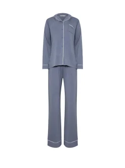 Blauw - Long Tall Sally Long Sleeve Pyjamas Set