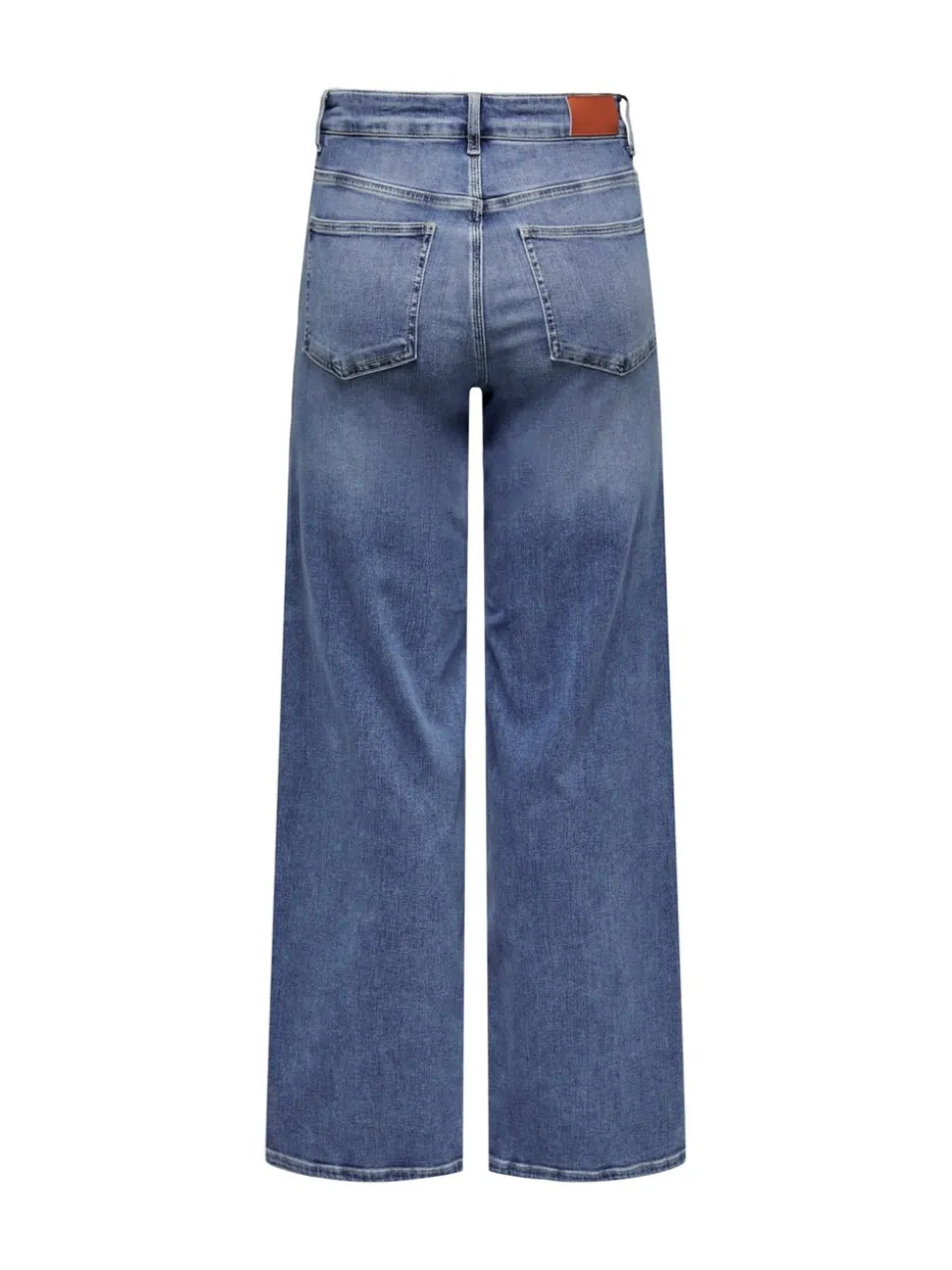 Blauw - ONLY Wide Leg High Waisted Jeans With Super Stretch