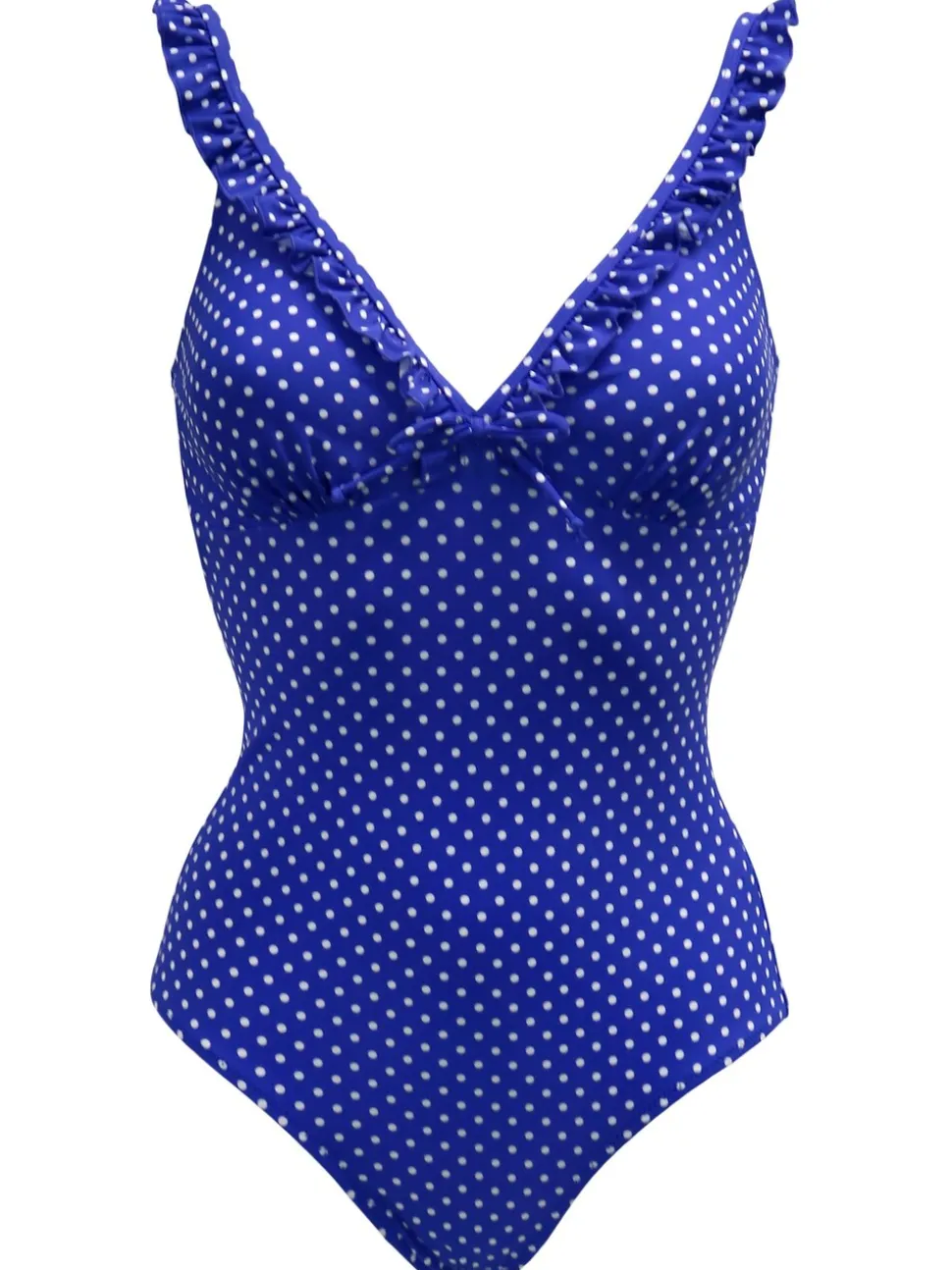 Blauw - Pour Moi Sicily buikcorrigerend badpak met ruches