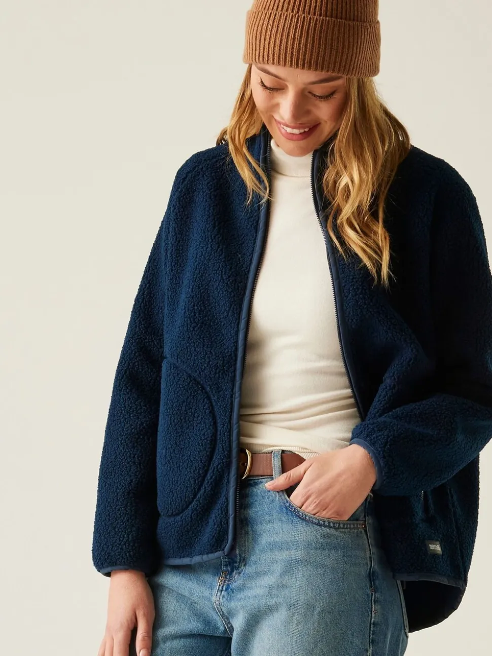 Blauw - Regatta Frankie Borg Full Zip Fleece