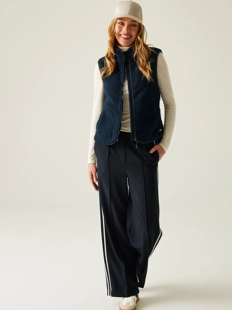 Blauw - Regatta Frankie Borg Bodywarmer Fleece