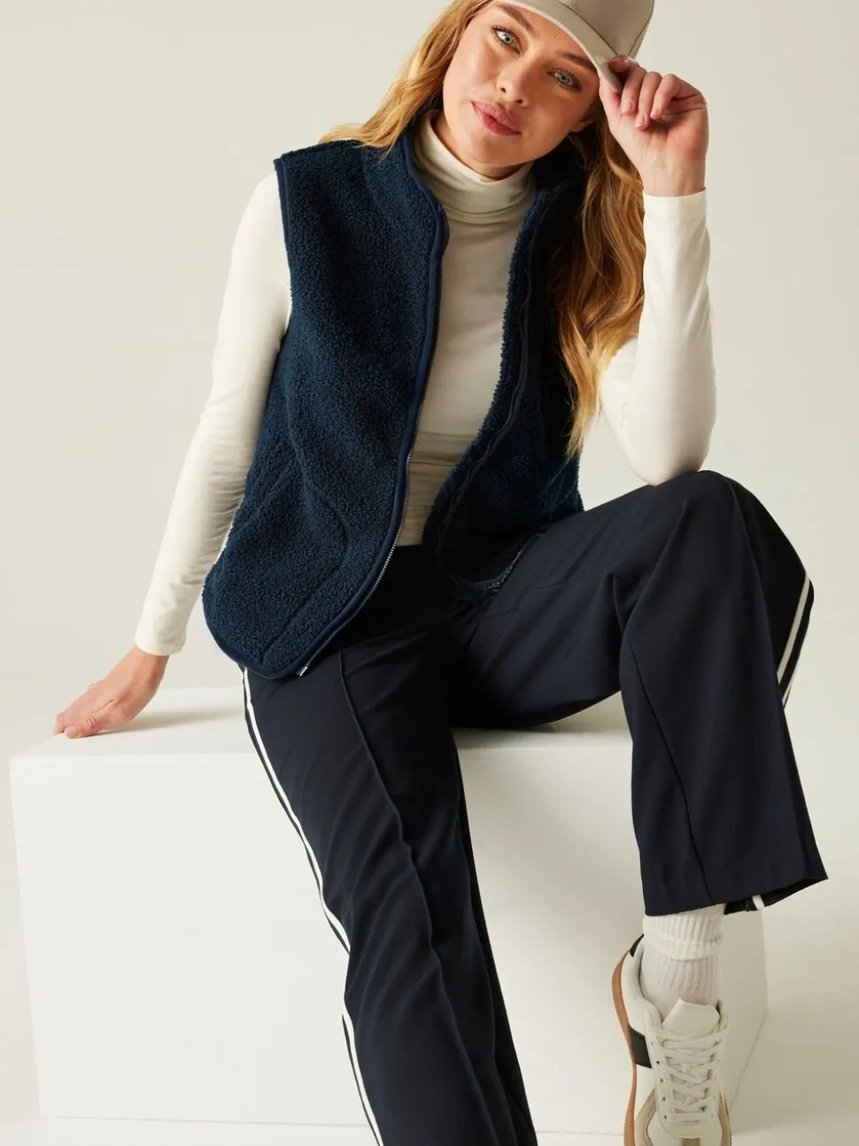 Blauw - Regatta Frankie Borg Bodywarmer Fleece