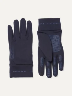 Blauw - SEALSKINZ waterafstotende Nano handschoenen van fleece