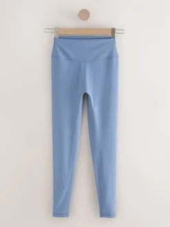 Blauw - self. Legging met hoge taille