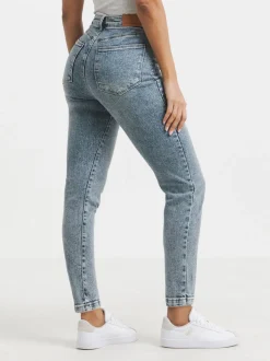 Blauw - Simply Be smalle Mom jeans