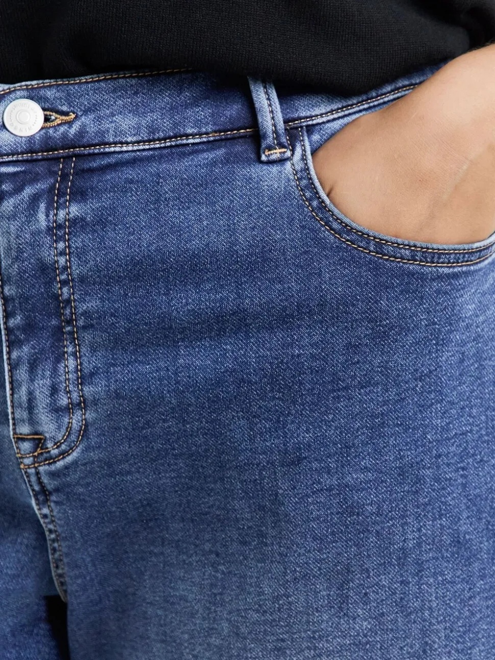 Blauw - Simply Be Wide Leg Cosy Jeans