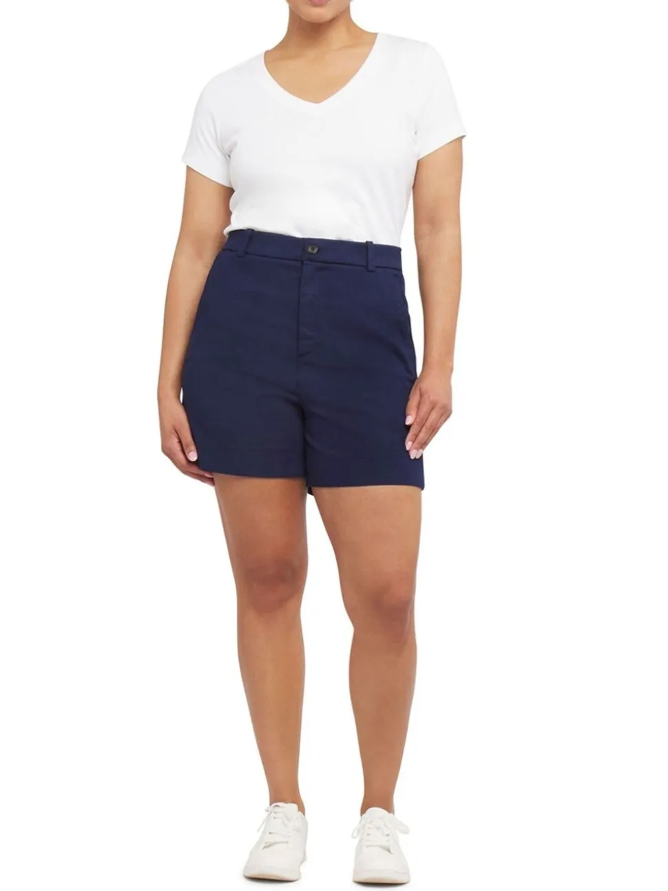 Blauw - SPANX SPANXsupersmooth™ stretchy keperstof shorts, 5"