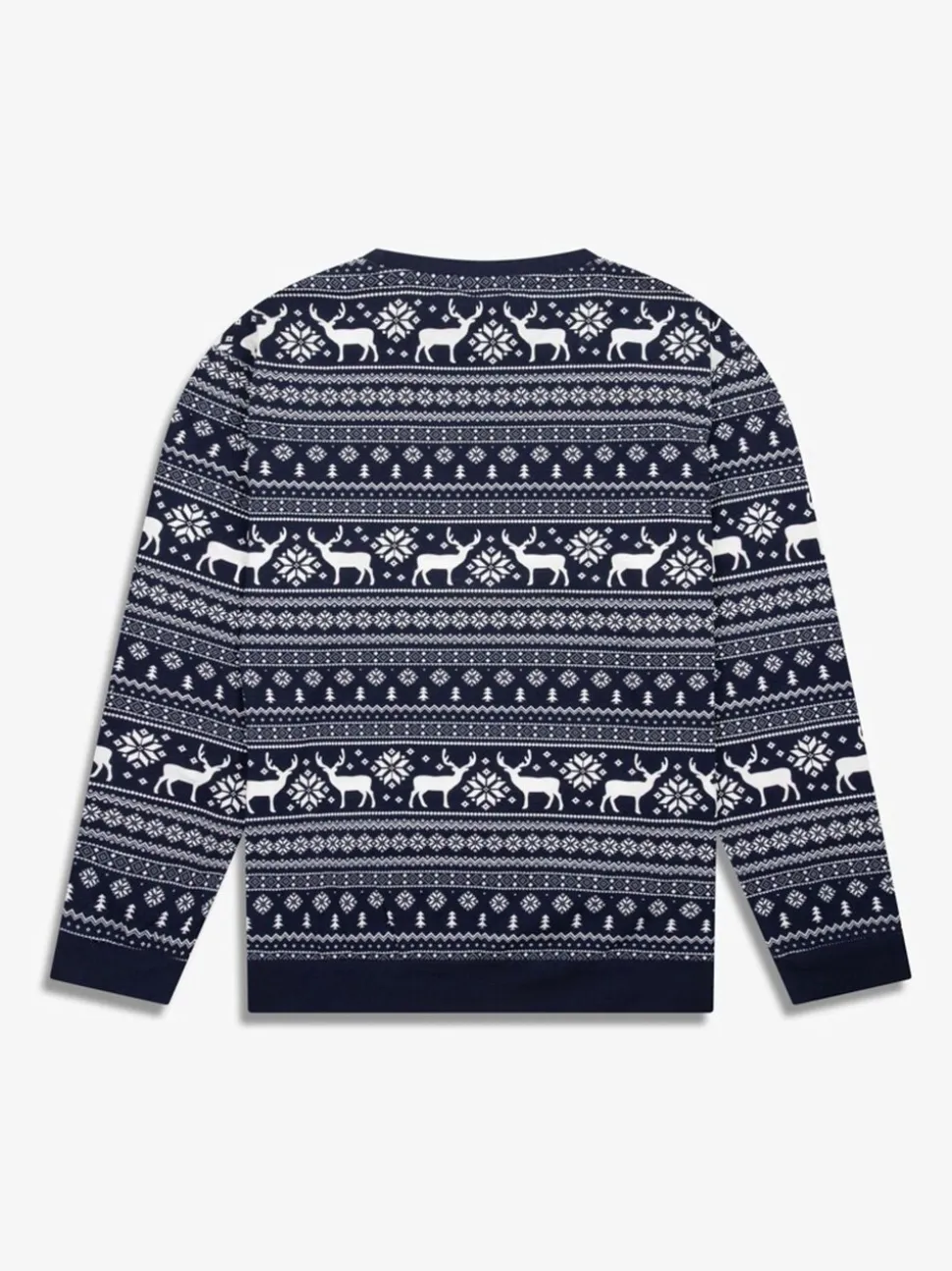 Blauw - The Little Tailor kerstpyjama met rendier