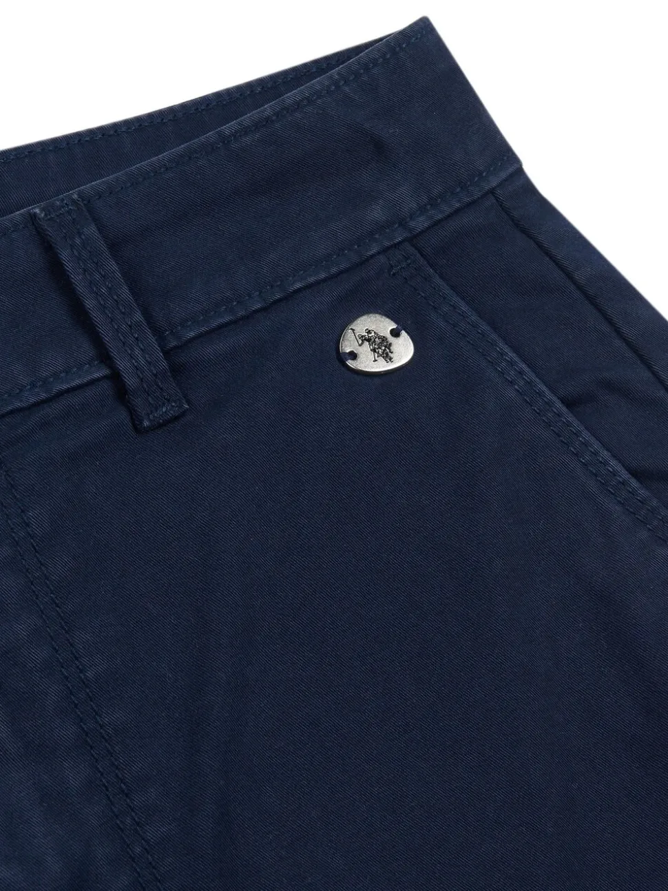 Blauw - U.S. Polo Assn. Classic Womens Chino Shorts