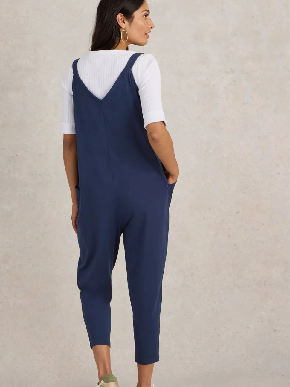 Blauw - White Stuff Selina jersey jumpsuit