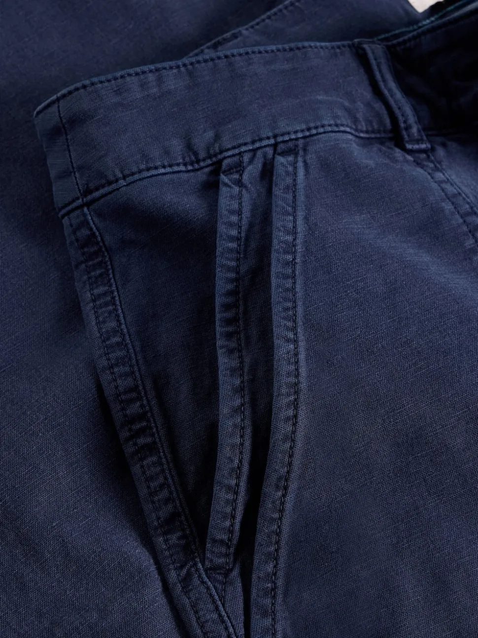 Blauw - White Stuff Twister Chino Wide Leg Trousers