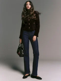 Blauw met wassing - Authentieke jeans met bootcut