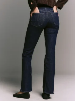 Blauw met wassing - Authentieke jeans met bootcut