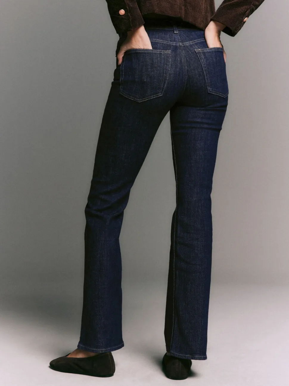 Blauw met wassing - Authentieke jeans met bootcut