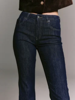 Blauw met wassing - Authentieke jeans met bootcut