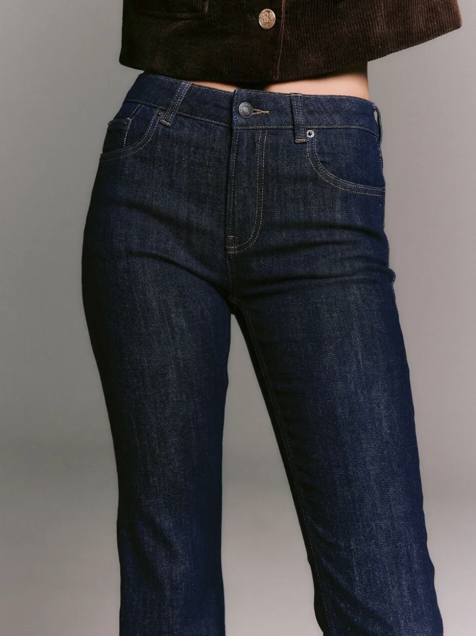 Blauw met wassing - Authentieke jeans met bootcut