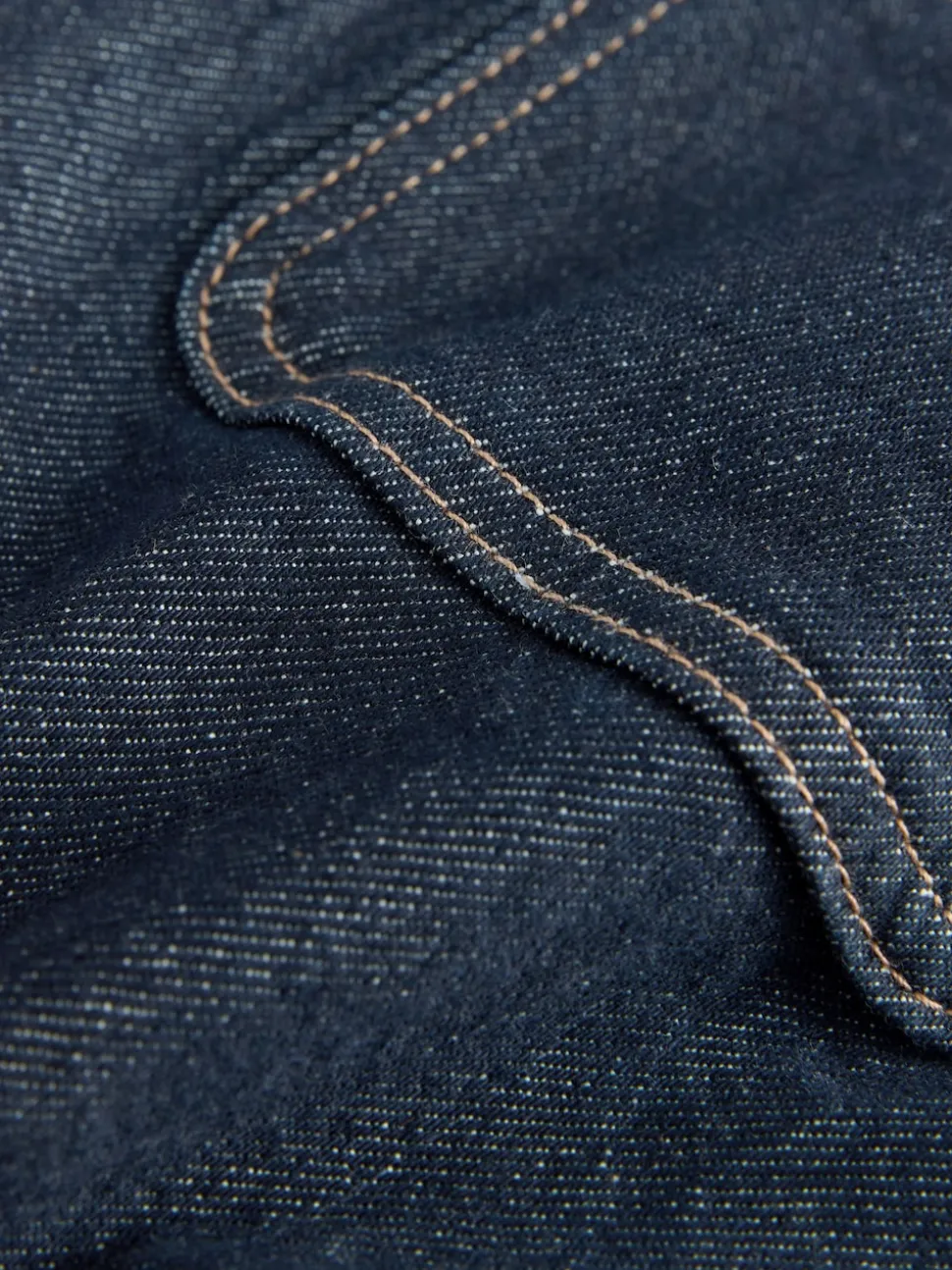 Blauw met wassing - Denim Patch Pocket Mini Skirt