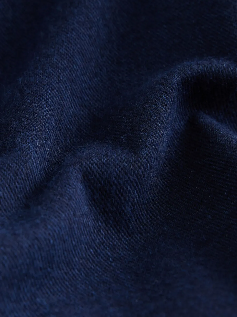 Blauw met wassing - Denim jersey legging met uitlopende pijpen