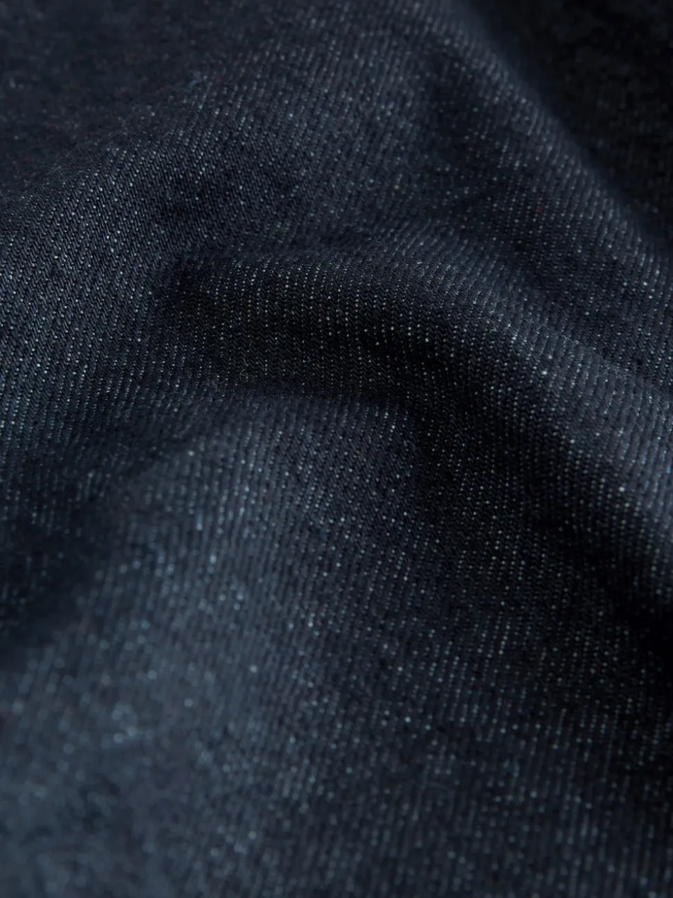 Blauw met wassing - Knee Length Denim Skirt