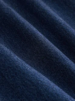 Blauw met wassing - N. Premium Palazzo-jeans met wijde pijpen