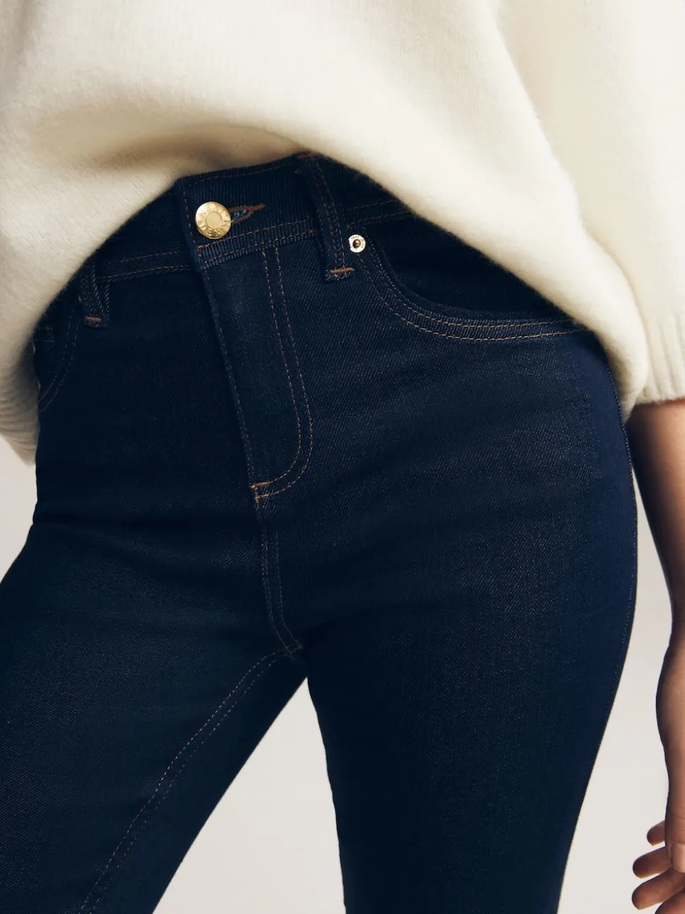 Blauw met wassing - Superzachte bootcut-jeans