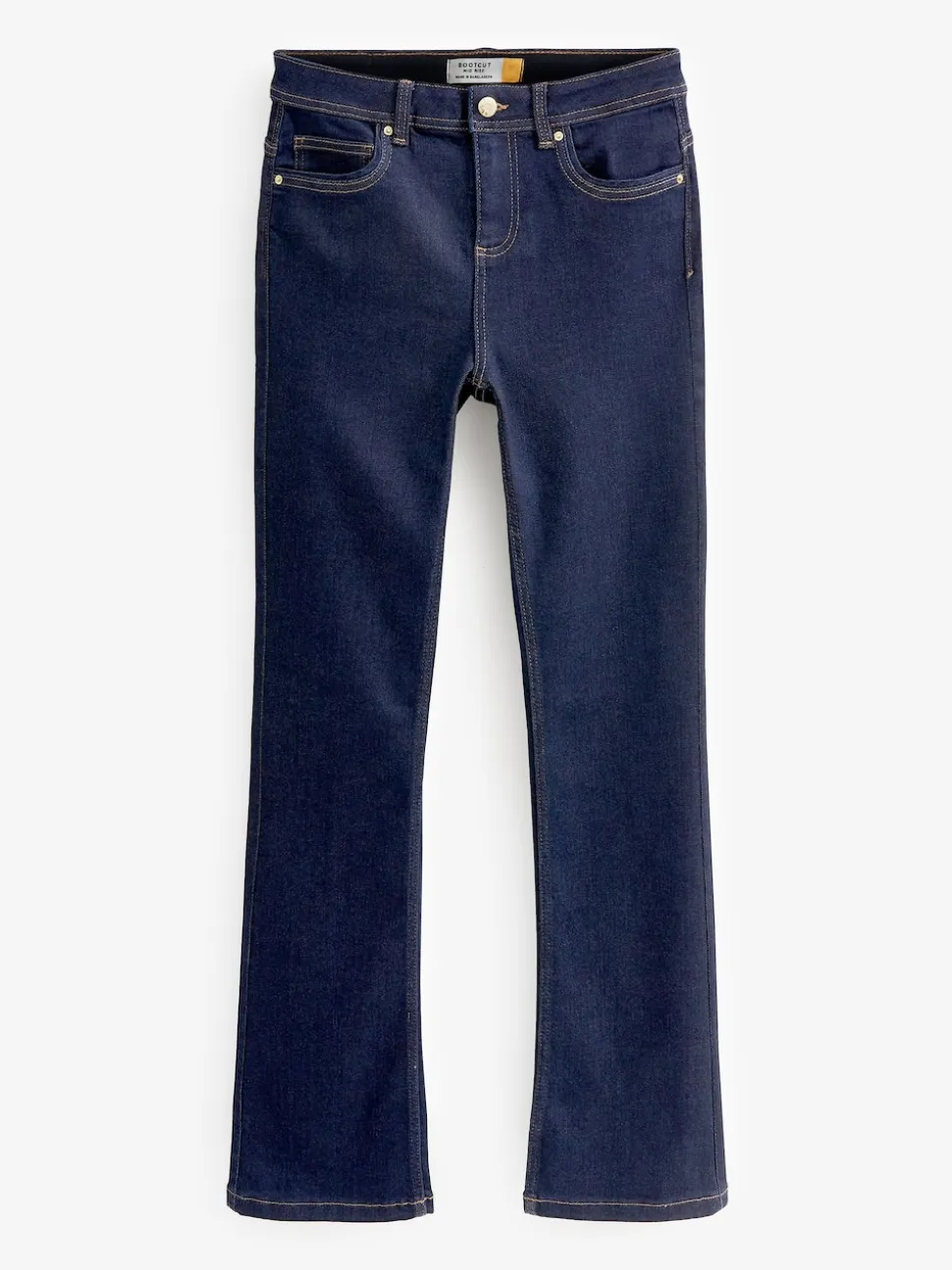Blauw met wassing - Superzachte bootcut-jeans