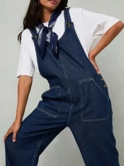 Blauwe denim - FatFace Dungaree