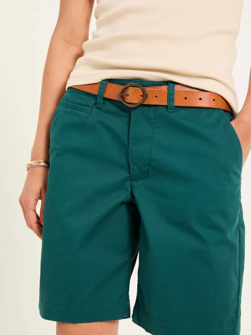 Blauwgroen - FatFace chinoshort
