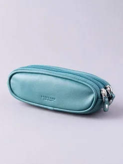 Blauwgroen - Lakeland Leather dubbele brillenkoker