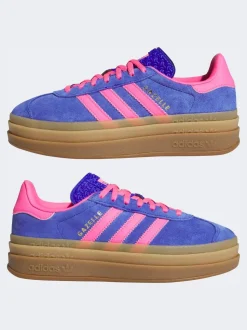 blauw/roze - adidas Originals Gazelle Bold W Trainers