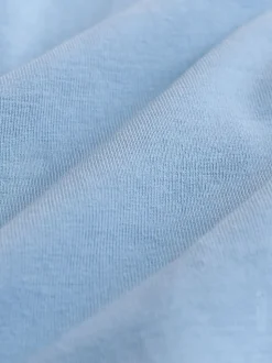 Blauw/roze/saliegroen/havermout/zwart - Set van 5 hemdjes met dik bandje